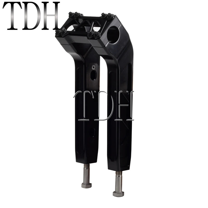 28mm Handlebar T-bar Bars 4"-14" Riser for Harley Sportster 1200 883 Softail Cafe Racer Street Bob FXBB Custom Chopper Bobber