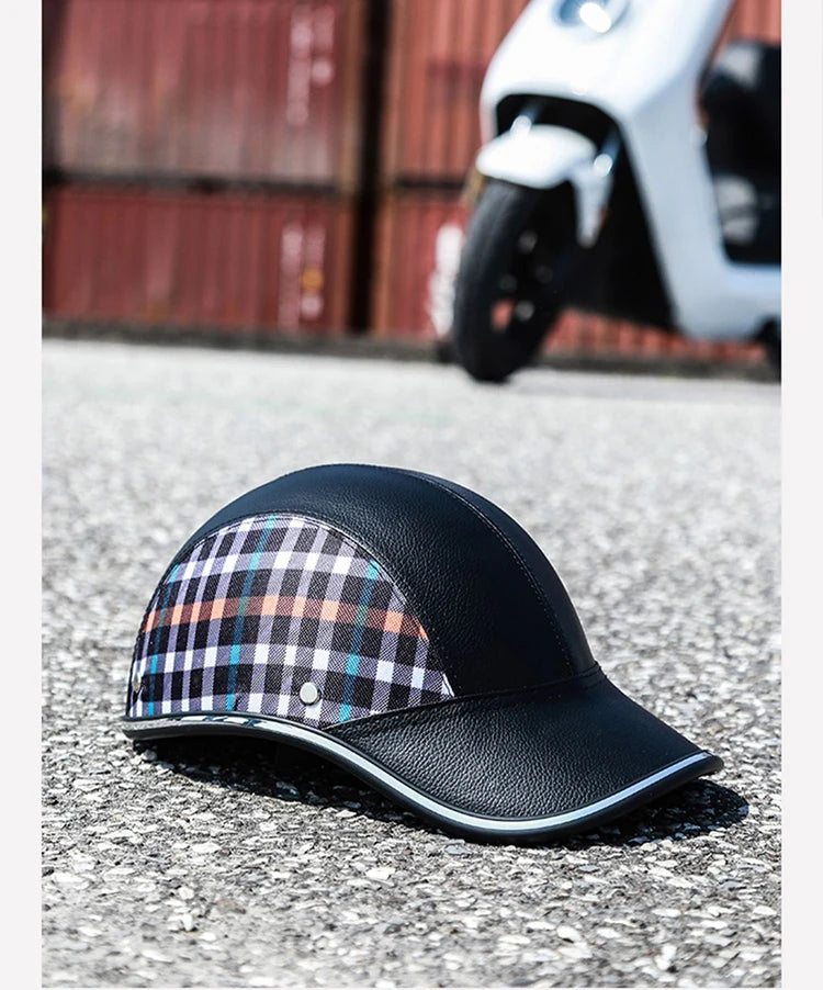 Motorcycle Helmet Baseball Cap Men Wome Scooter Moto Electric Bicycle Scooter Accessory Half Face Helmet Anti-UV Safety Hard Hat