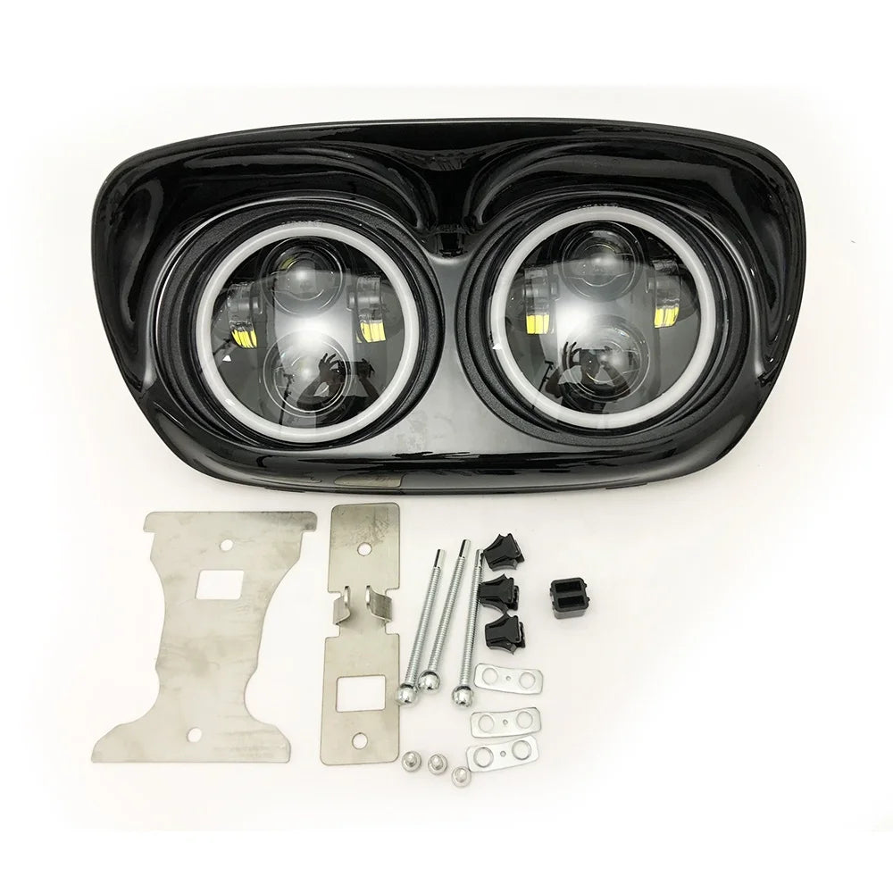 For 1998-2013 Road Glide Led Headlight for harley Davidson Motorcycle Double Headlight