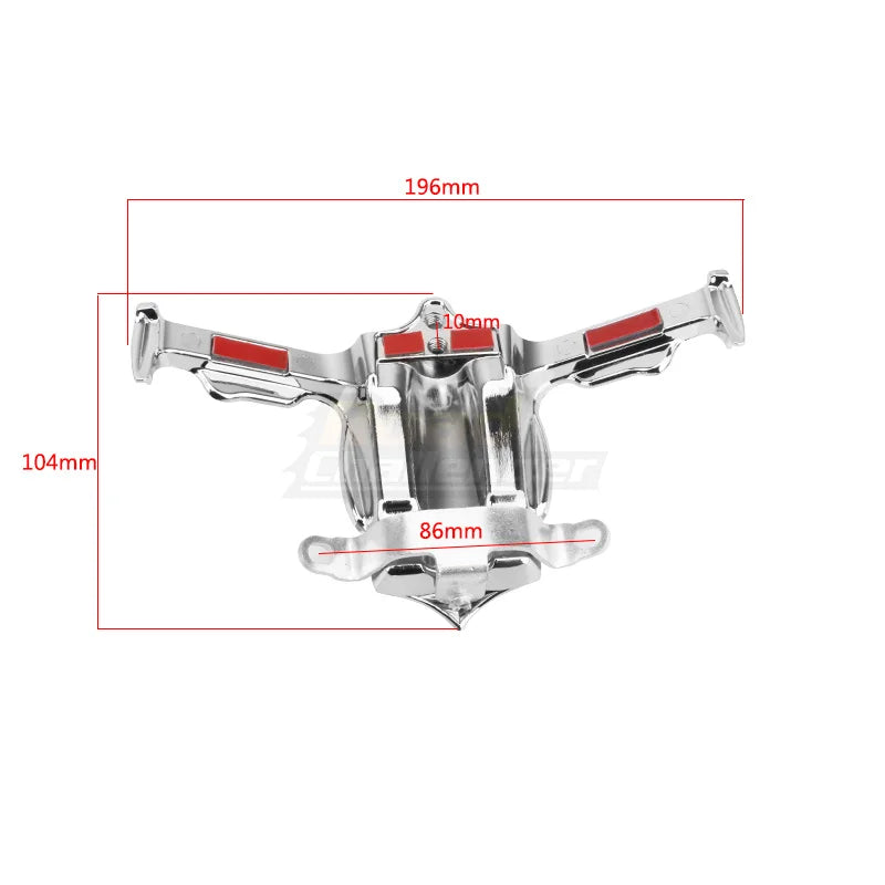 Chrome Tappet / Lifter Block Accent Cover For Harley Twin Cam Street