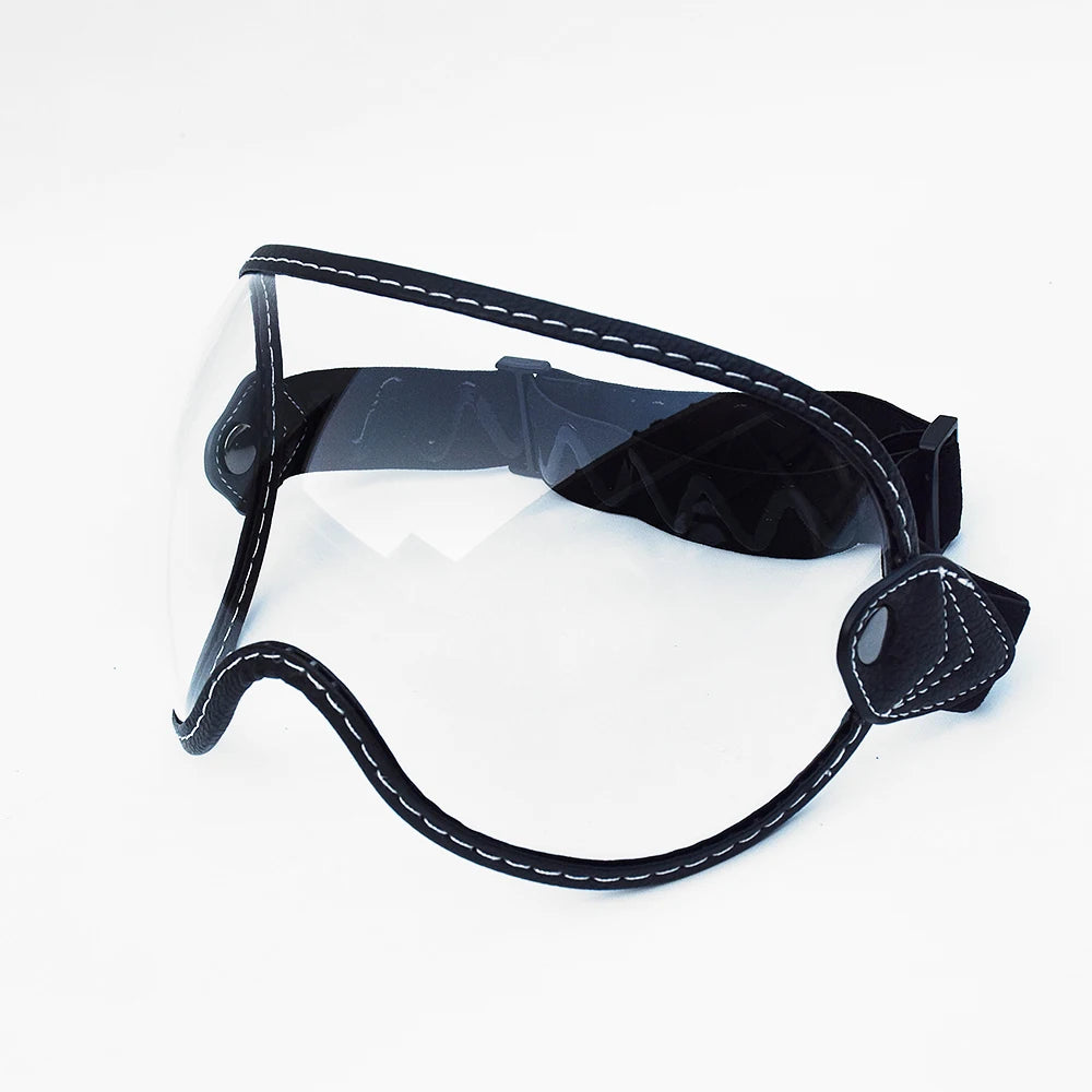 Motorcycle Helmet Glasses Sun Protection Women's Men Moto Glasses Helmet Goggles Anti-Fog Sun Visor Motocross Helmet Eyeglasses