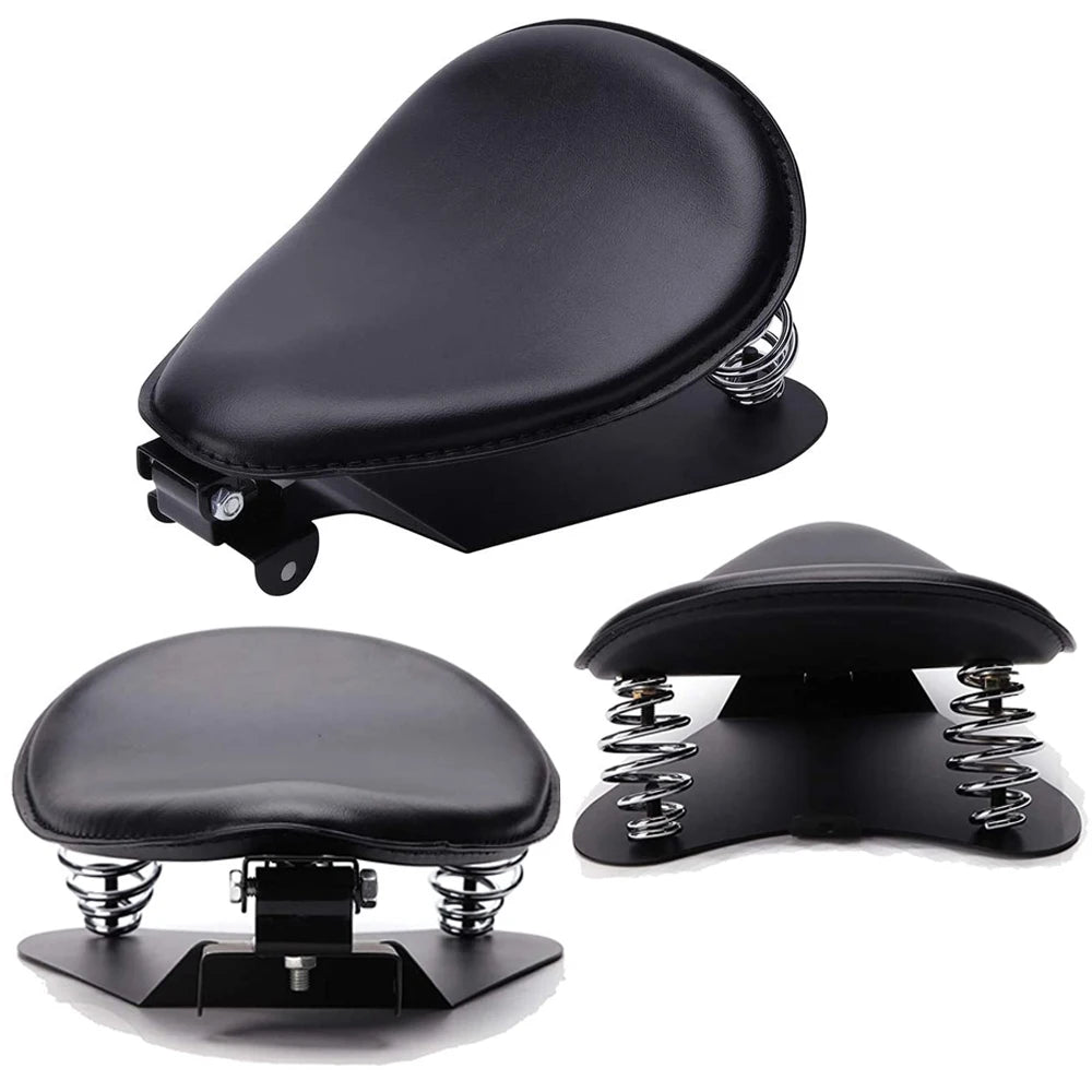 Universal Moto Bobber Motorcycle Solo Seat Chopper Saddle Vintage