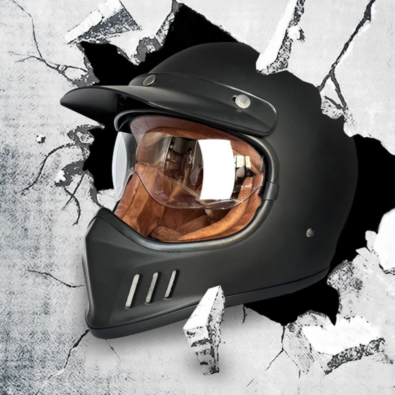 Motorcycle Helmet Full Face casco moto Helmet Vintage Chopper Retro Helmet capacete de motocicleta