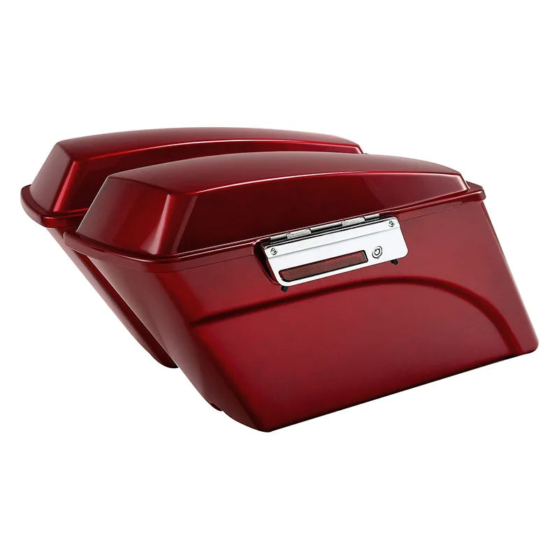Motorcycle Hard Saddlebag Saddle Bags For Harley Touring Road King Road Glide FLHR FLTR 1994-2013