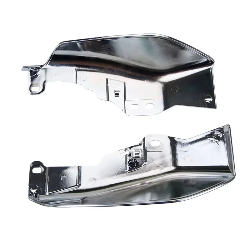 Fit Harley Road Glide 2017 2018 2019 Motorcycle Air Deflector Gloss Black Chrome Heat Shield Anti-scald ABS Plastic Left&Right