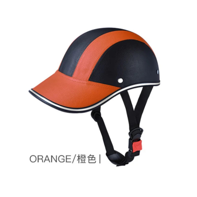 Motorcycle Helmet Baseball Cap Men Wome Scooter Moto Electric Bicycle Scooter Accessory Half Face Helmet Anti-UV Safety Hard Hat