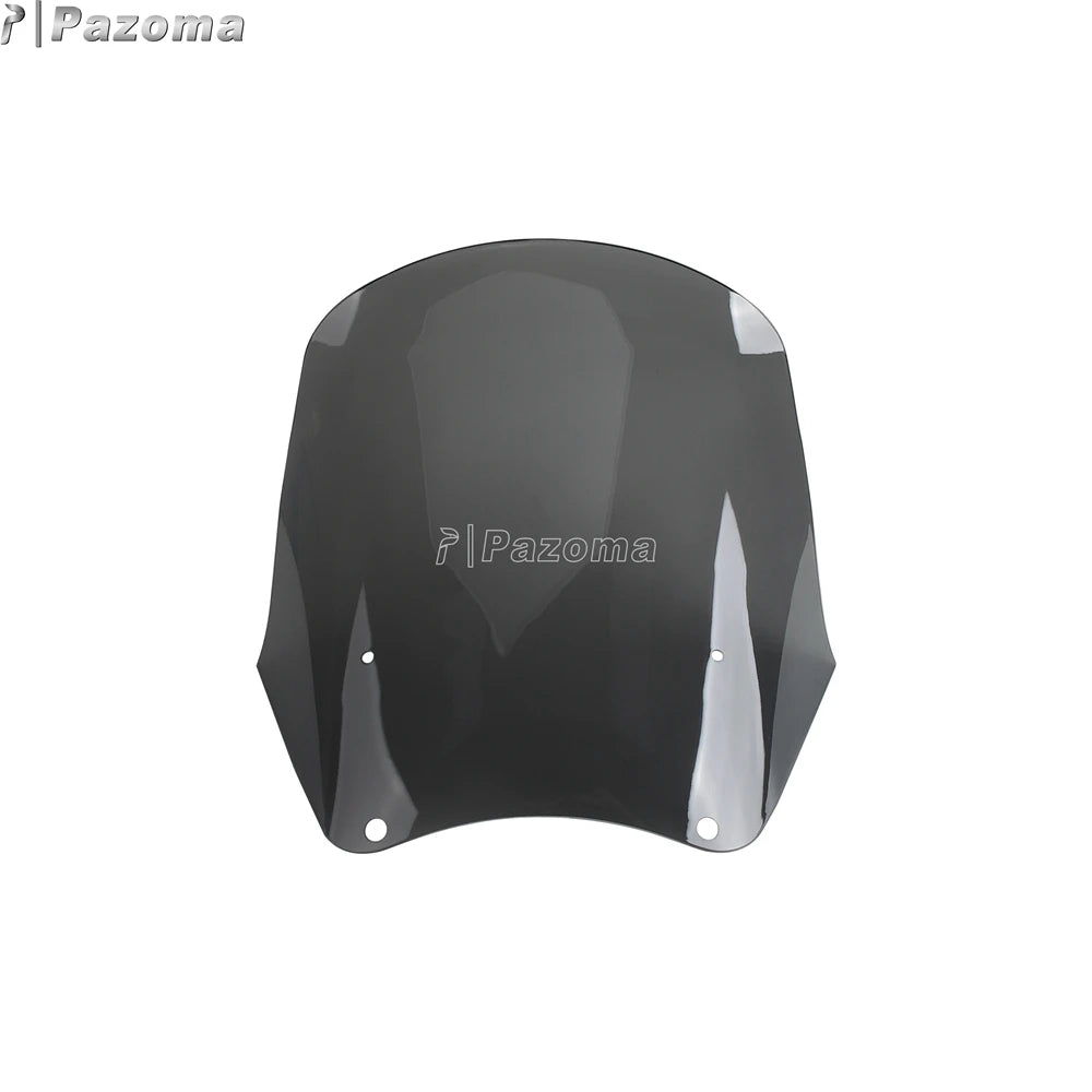 Custom Fairing Windshield For Harley Dyna Street Bob Low Rider 15" Sport Fairing Light Mask Wind Screen 15inch Windscreen Smoke