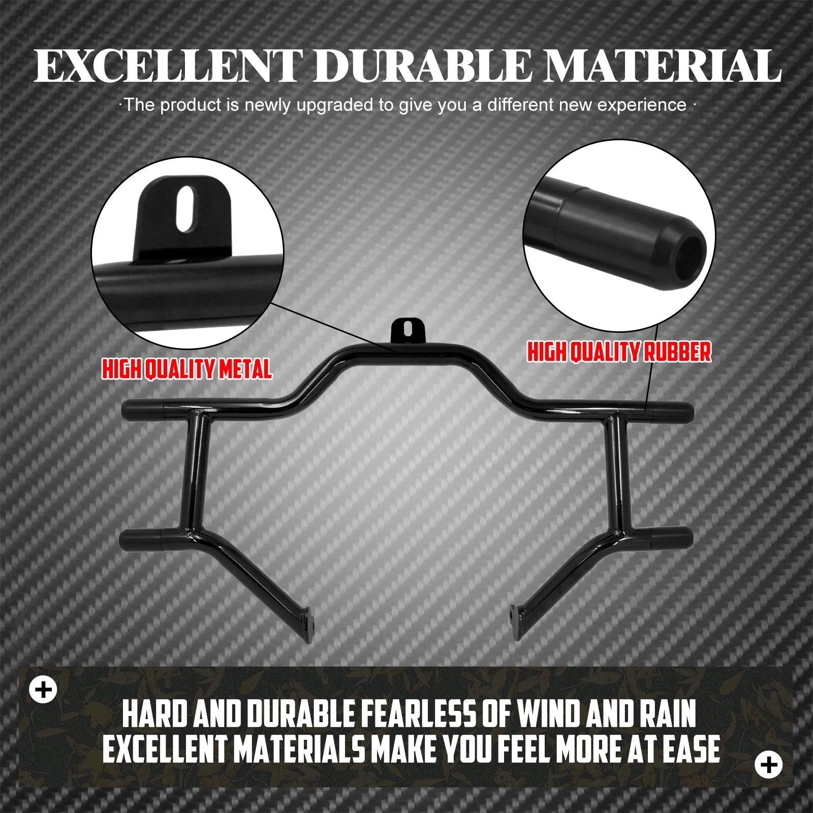 Front Engine Guard Crash Bar Motorcycle Highway Bar Falling Protector For Harley Touring Road King FLHR Street Glide FLHX 09-24