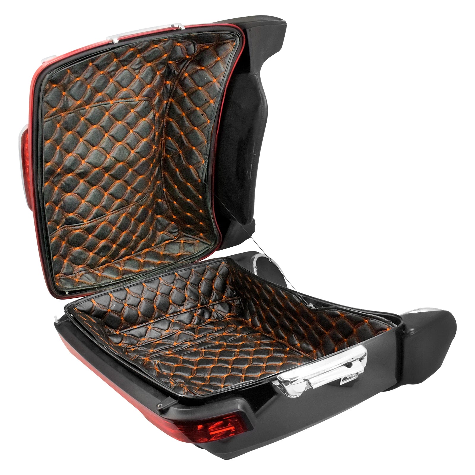 Motorcycle Tour Pak Trunk Carpet Inner Bag Liner Luggage Leather Bags Pad For Harley Touring Road Electra Glide FLHR FLHT 14-23