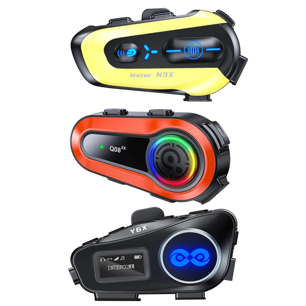 Motorcycle Helmet Bluetooth Headset Intercom Microphone Universal Accessories Full Helmet Half Helmet 3/4 Helmet Face-off Helmet