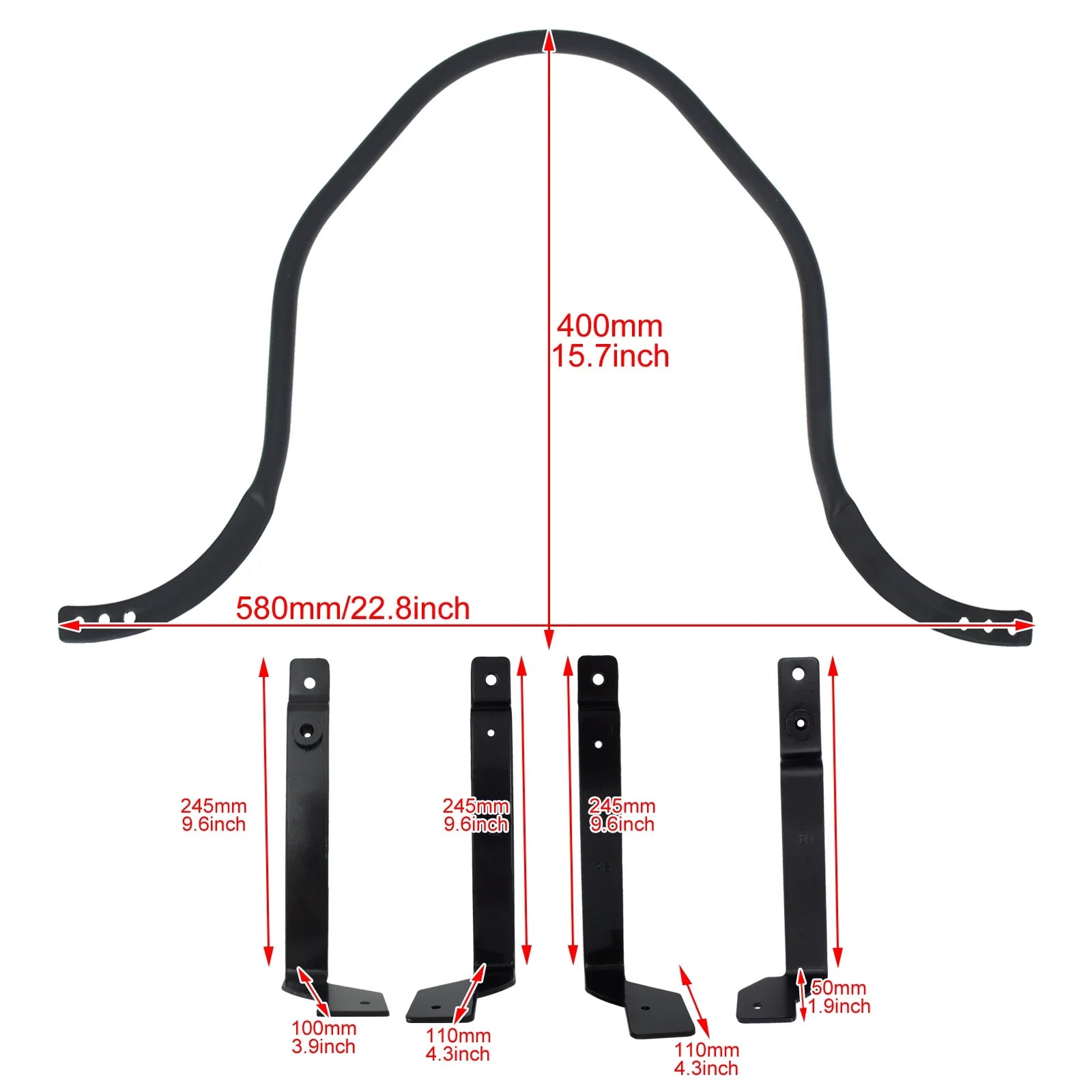 Motorcycle Trunk Luggage Hard Bags Saddlebags Heavy Duty Mounting Bracket Kit Waterproof Bags For Harley For Honda For Yamaha
