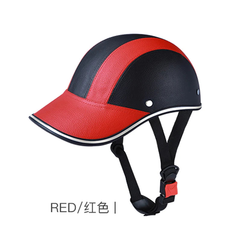 Motorcycle Helmet Baseball Cap Men Wome Scooter Moto Electric Bicycle Scooter Accessory Half Face Helmet Anti-UV Safety Hard Hat