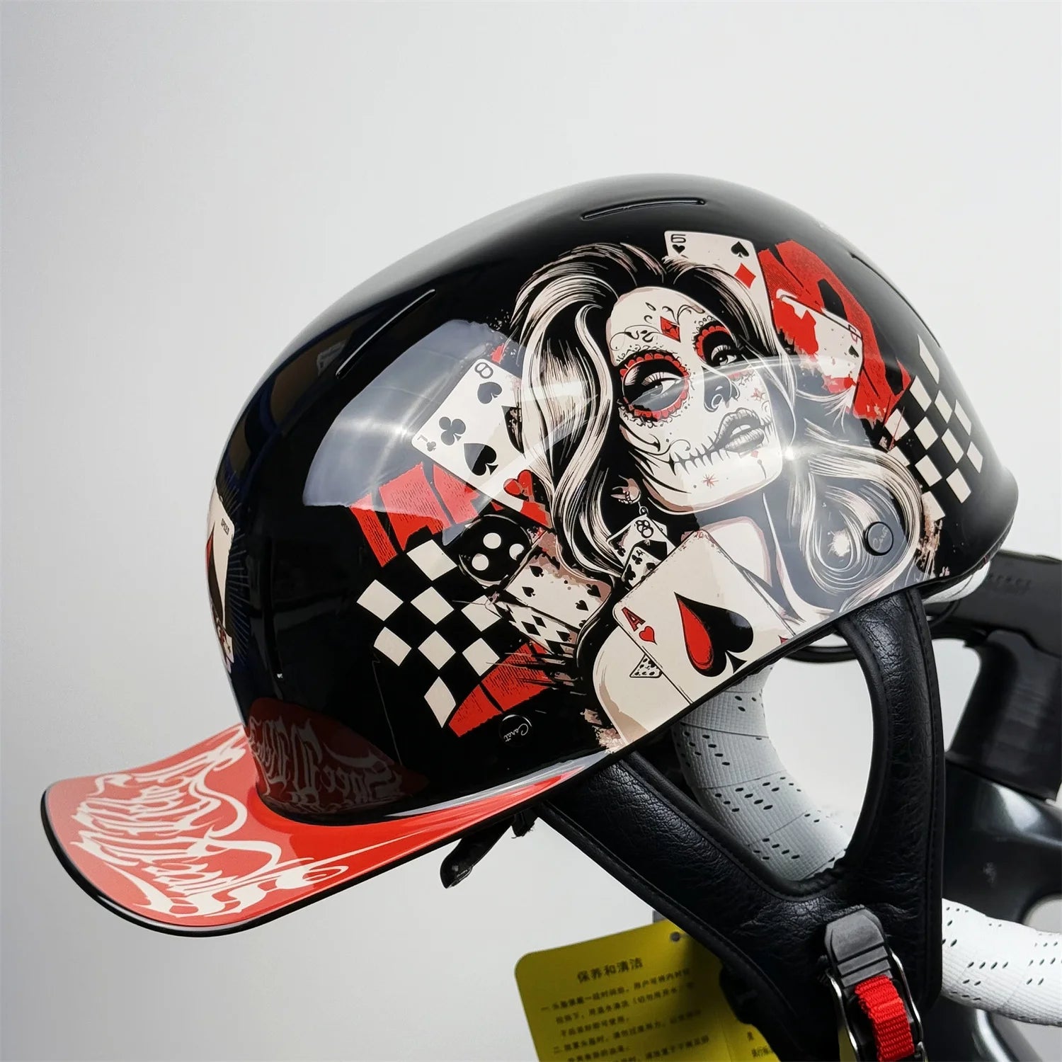 Motorcycle Half Helmet Baseball Cap Half Face Helmet Anti-UV Safety Hard Hat Helmet Motorcycle for Mens