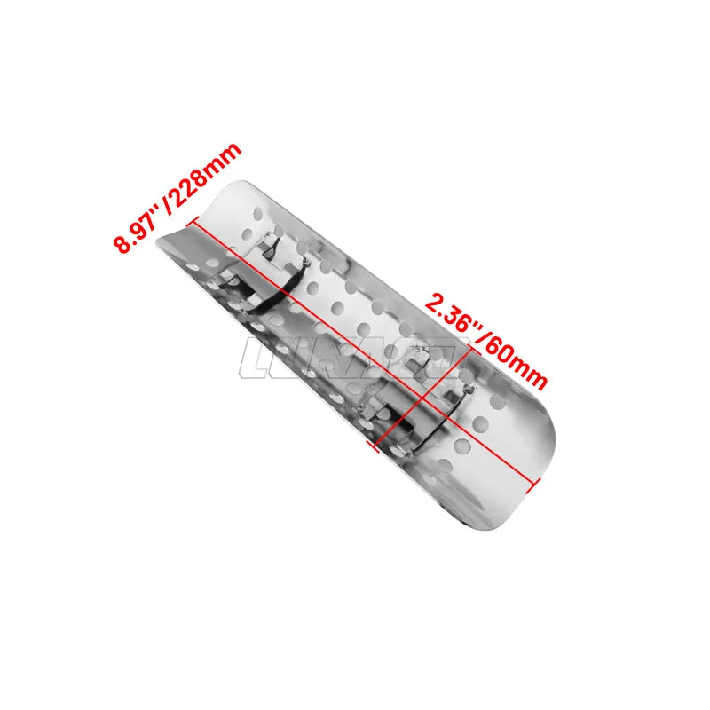 Universal Motorcycle Exhaust Pipe Heat Shield Cover Muffler Protector Guard Moto Accessories Fit For Harley Honda Yamaha Custom