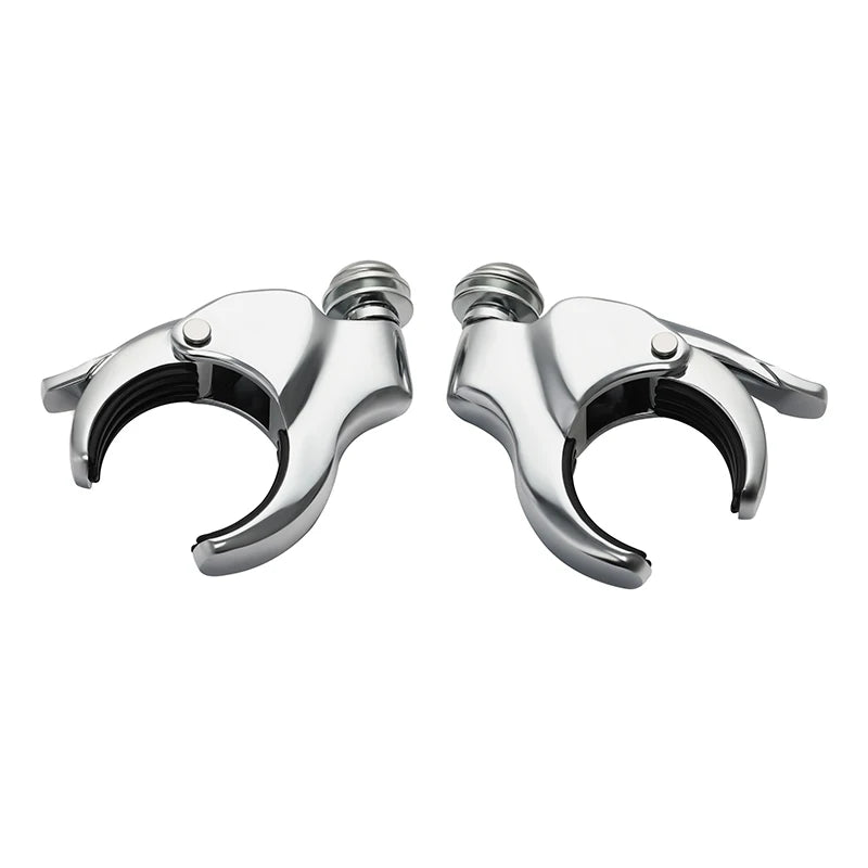 49mm Detachable Windshield Clamp For Harley Dyna Fat Bob Low Rider FXD Wide Glide XL1200X VRSCA VRSCB VRSCX FXBB FXBRS FXLR