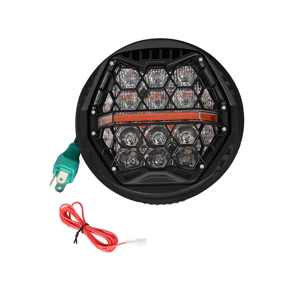 5.75 Inch Performance LED Headlight DRL E24 For Harley Sportster Dyna Softail Motorcycle Headlamp Amber DRL Hi/Low Beam