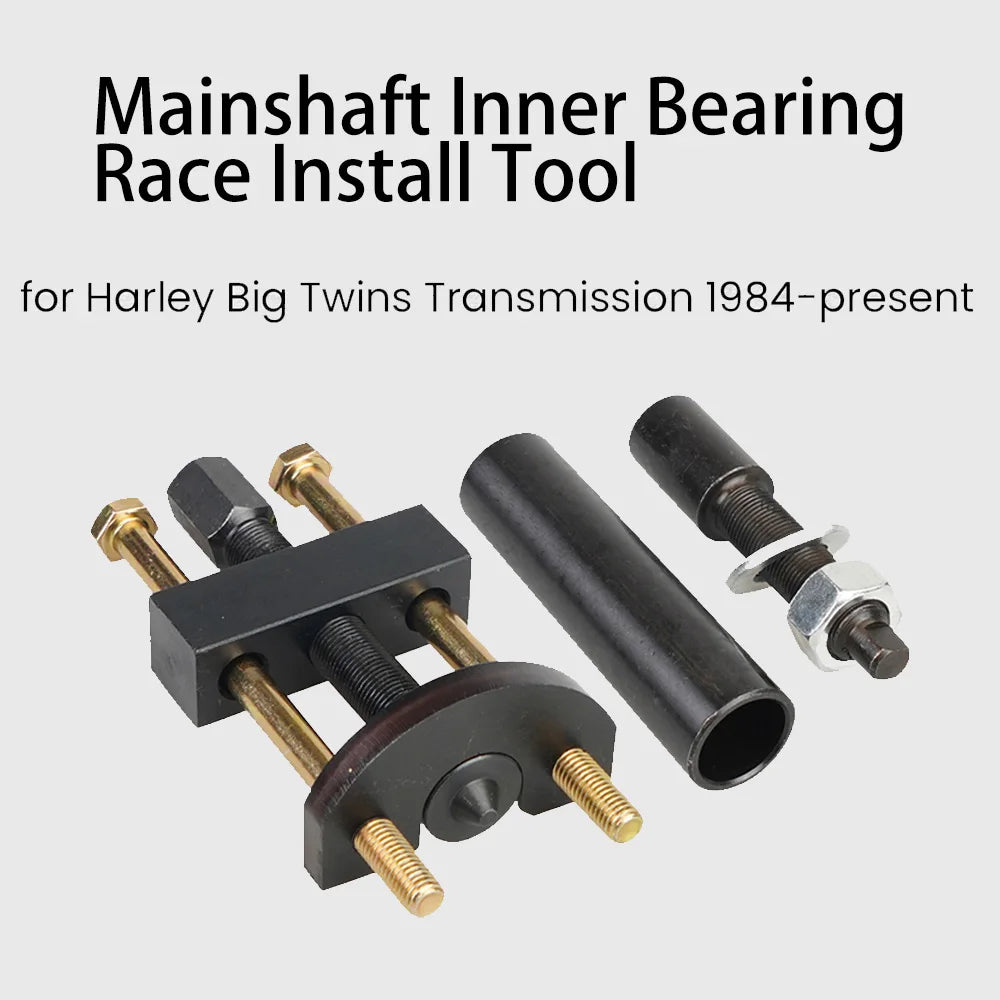 34902-84 Big Twin Transmission Mainshaft Inner Bearing Race Installer & Puller Removal Tool kit For 1984-Present Harley Davidson