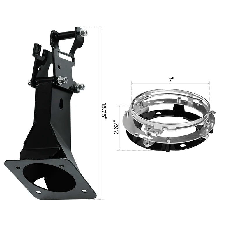 7" Headlight Front Upper Fairing Mount Fit For Harley Softail Street Bob Low Rider FXBB FXLR 2018-2024 2023