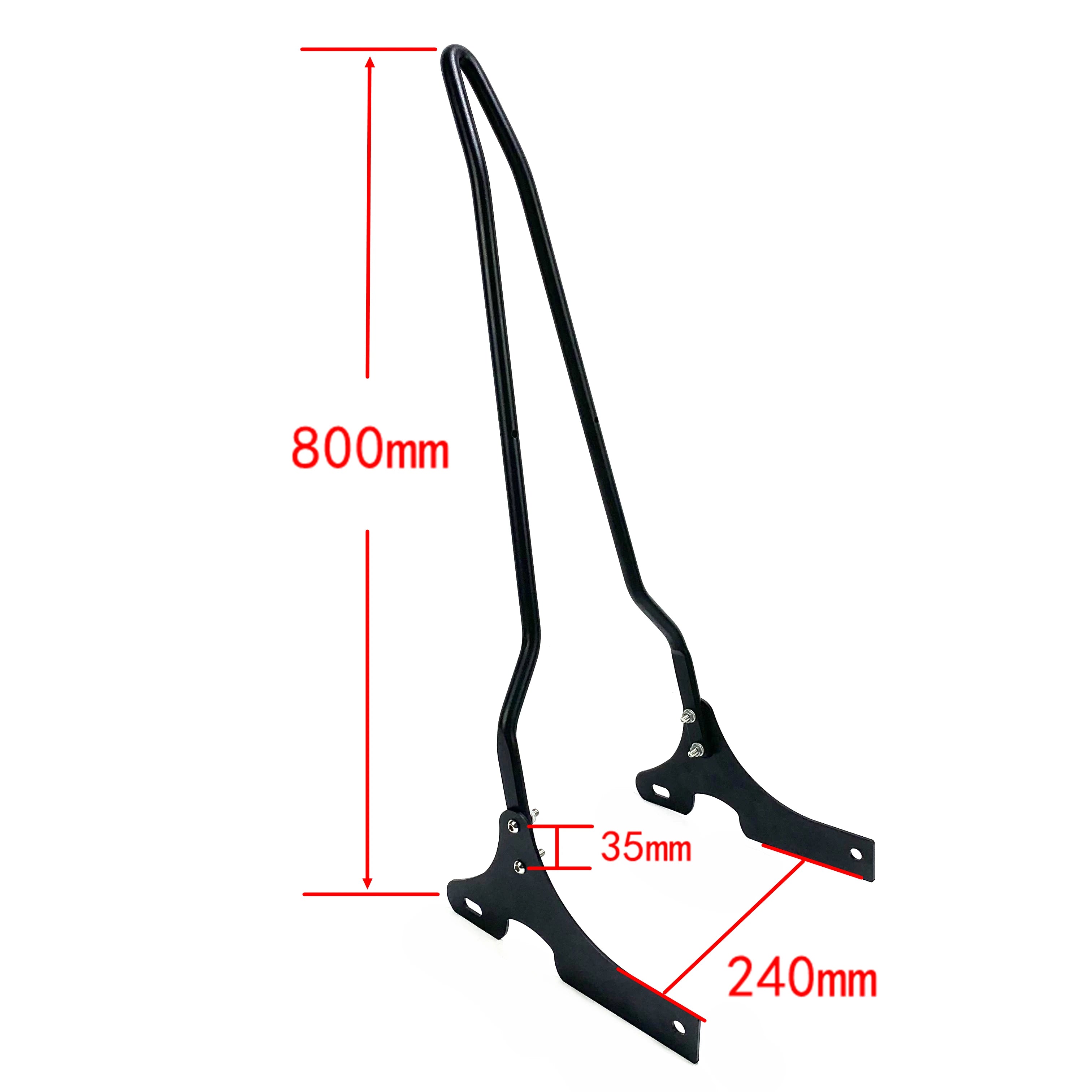 Motorcycle Sissy Bar Backrest Detachables Integrated Upright Passenger For Harley Sportster XL883 XL1200 X48 V72 2003-2023 883