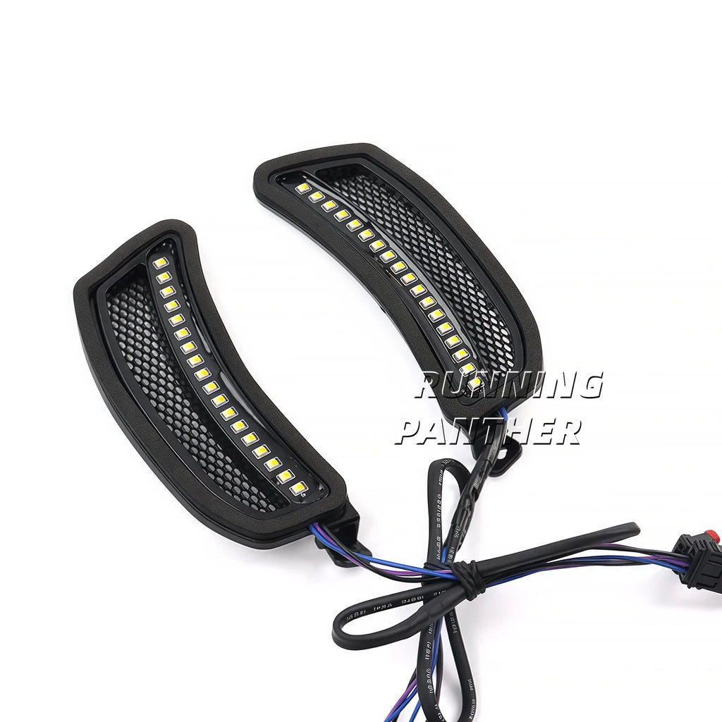 NEW Motorcycle Accessory LED Fairing Vent Lights For Harley Softail Low Rider ST FXLRST Low Rider El Diablo FXRST 2022-2024