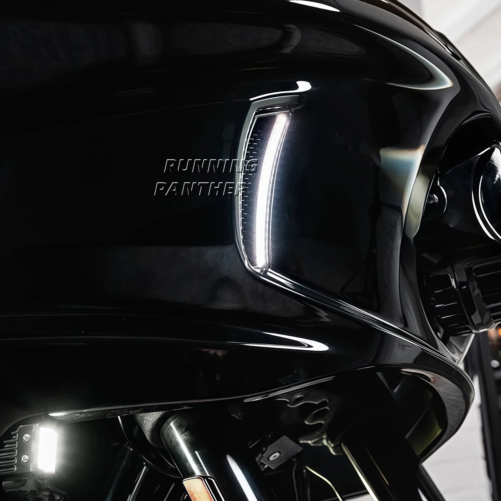 NEW Motorcycle Accessory LED Fairing Vent Lights For Harley Softail Low Rider ST FXLRST Low Rider El Diablo FXRST 2022-2024