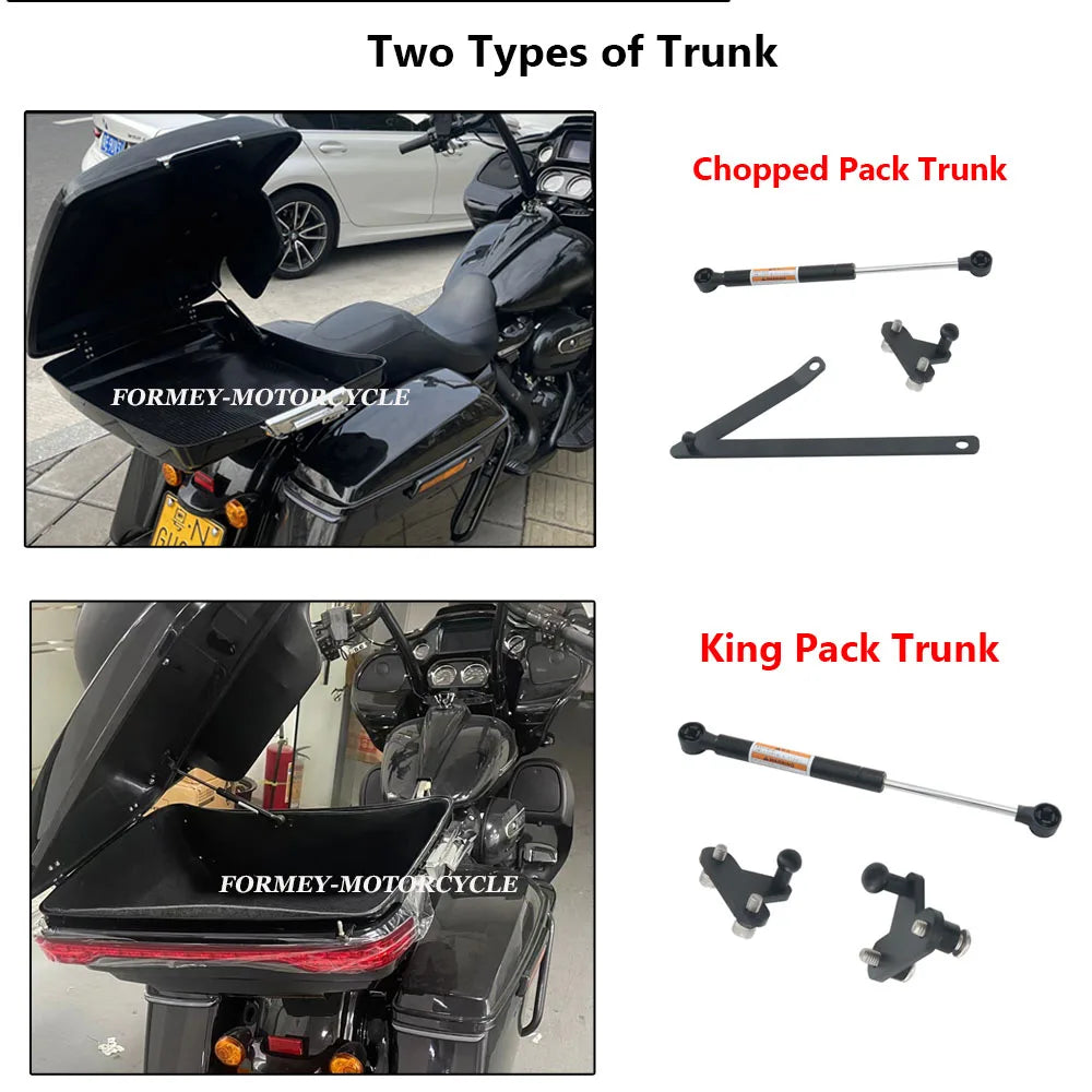 Motorcycle Accessories Pack Trunk Support Rod Hydraulic Rod For Harley Touring Road Glide Road King Street Glide 2014-2023