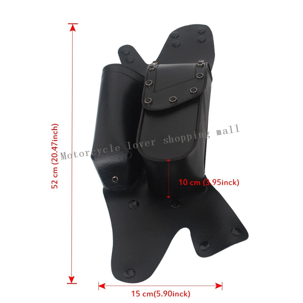 Motorcycle  Accessories Saddlebag Tool Water Bottle Holder Saddle Bag Guard Bags For Harley Touring Road King Electra Glide FLHX