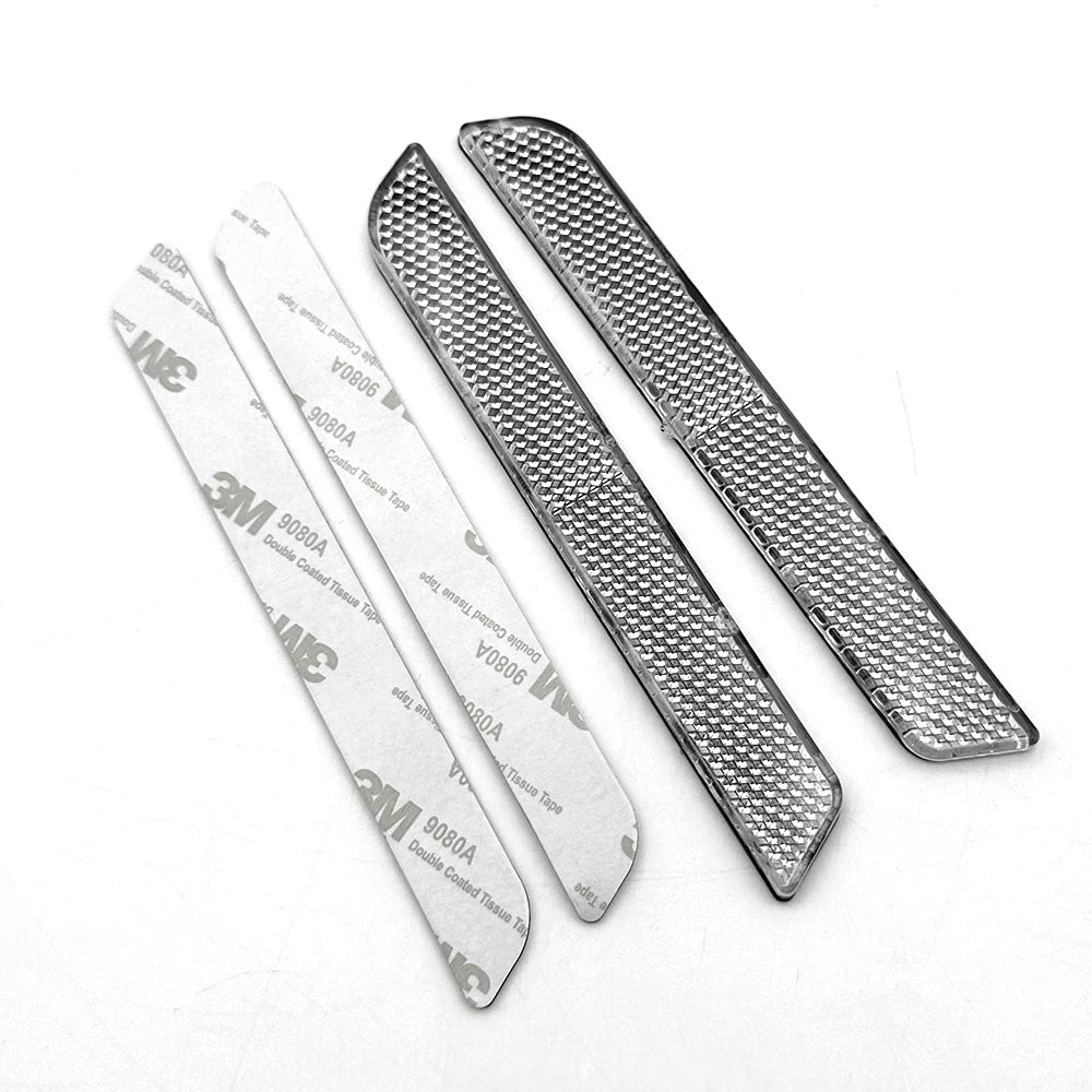 Motorcycle Saddlebag Guard Reflector Cover strips For Harley Touring