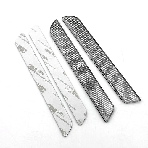 Motorcycle Saddlebag Guard Reflector Cover strips For Harley Touring