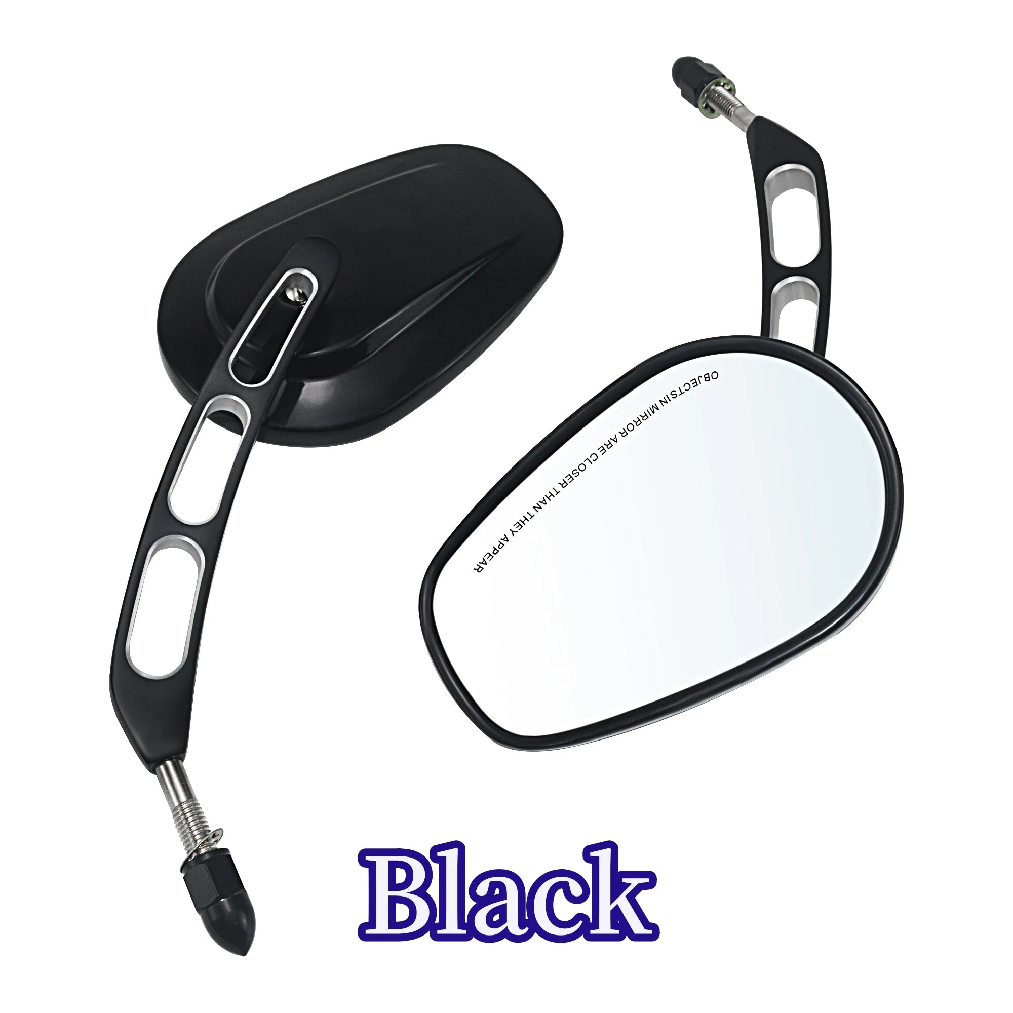 8MM Motorcycles Mirrors Rear View Side Mirror For Harley Honda Davidson Touring 360° Road King Street Glide Sportster 1984-2024