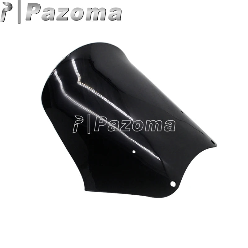 Custom Fairing Windshield For Harley Dyna Street Bob Low Rider 15" Sport Fairing Light Mask Wind Screen 15inch Windscreen Smoke