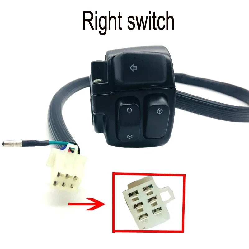 Motorcycle 1" 25mm Handlebar Switches Control And Wiring Harness For Harley Softail 1996-2012 Dyna Sportster XL 883 1200 V-Rod