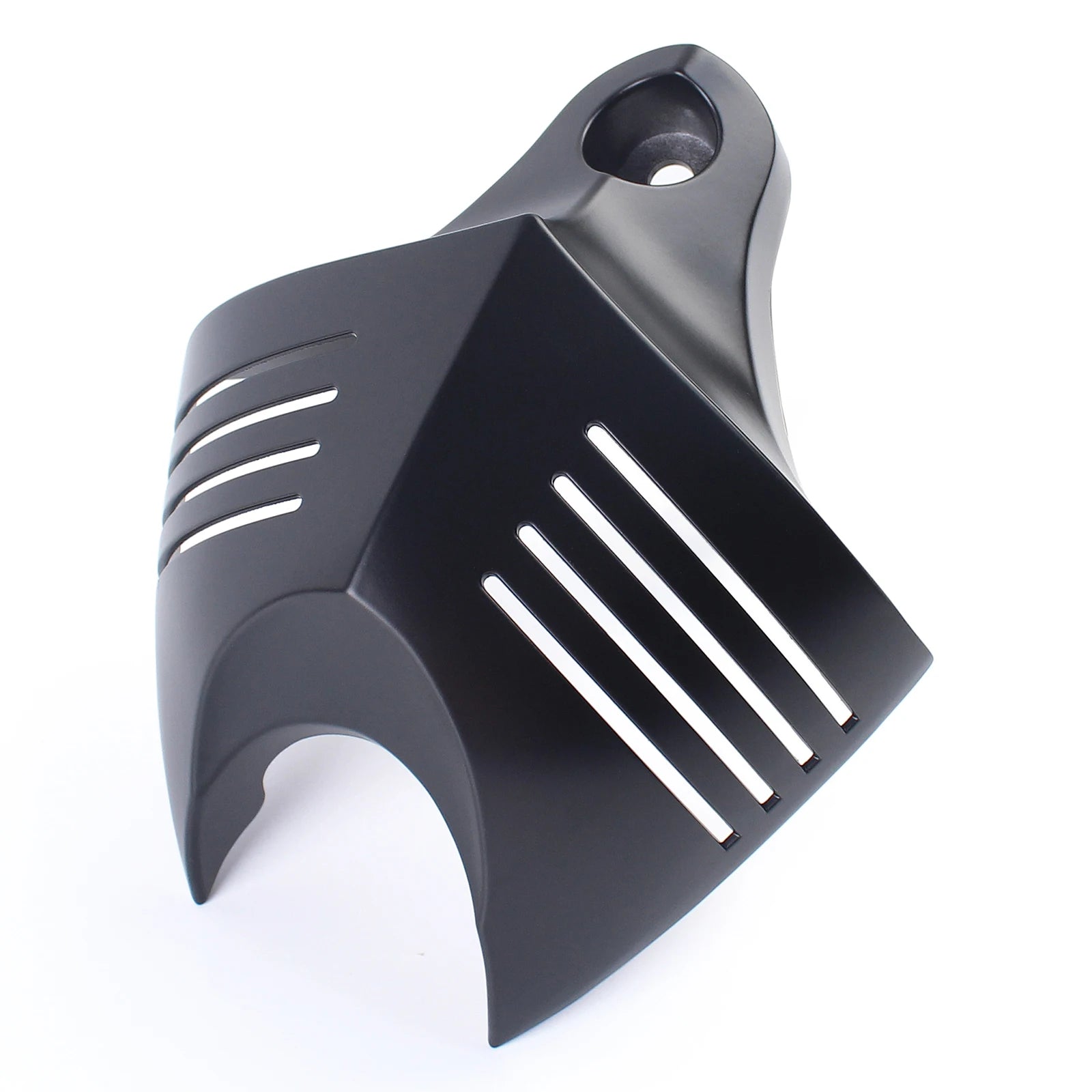Mptprcycle Black Twin Horn Cover Cowbell For Harley Big Twins V-Rods