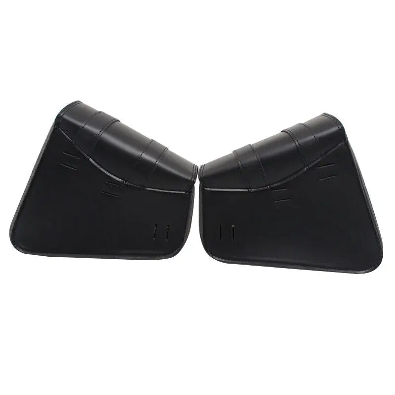1 Pair Universal Motorcycle PU Leather Saddlebags Side Tool Pouch Bag Luggage Saddle Bag For Harley Sportster XL 883 1200 48 72