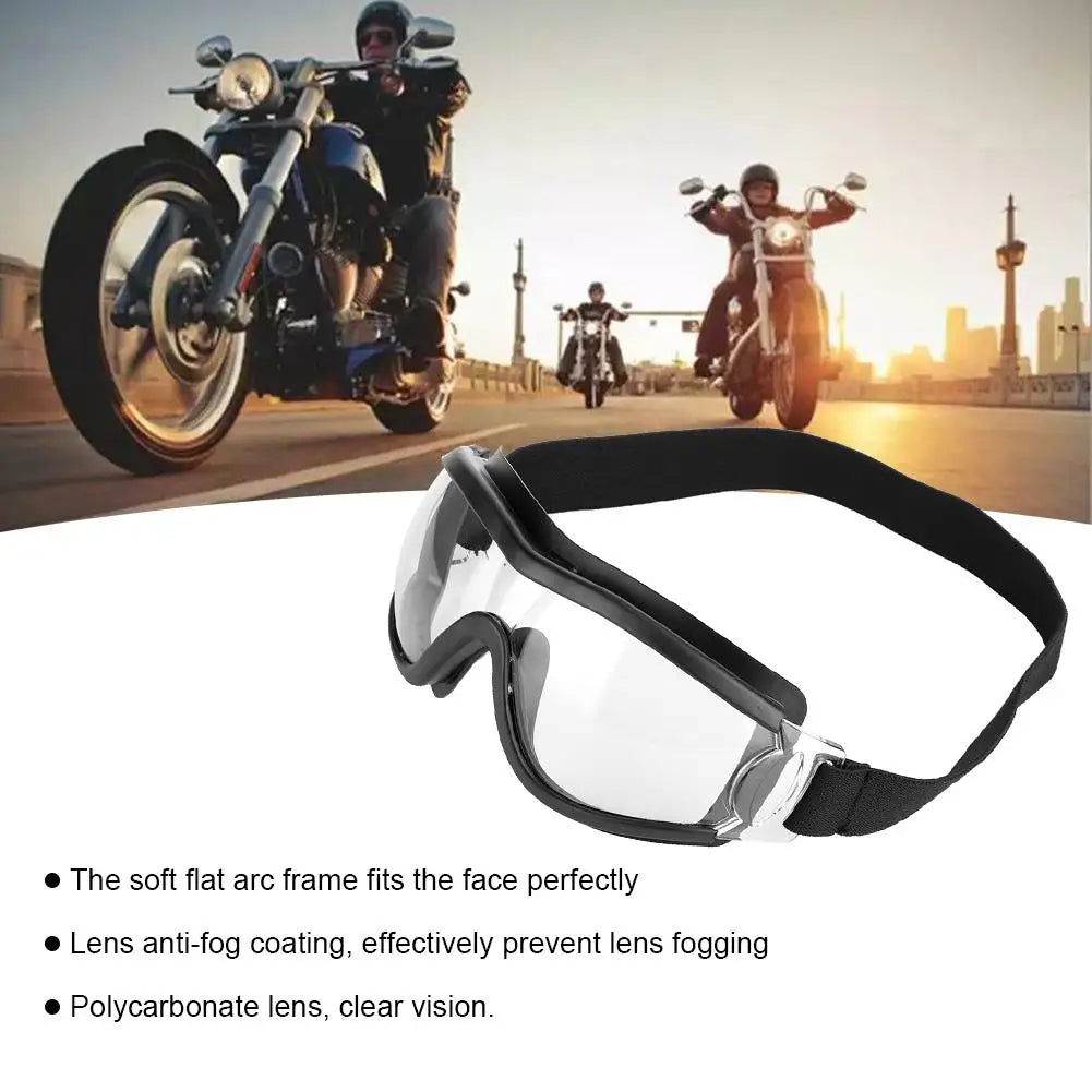 Motorcycle Goggles Eye Protection Dustproof Windproof Anti-Fog Proof Glasses
