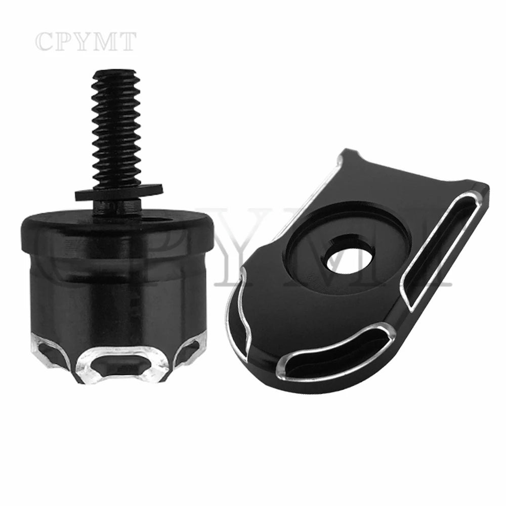 Motorcycle Rear Fender Seat  Aluminum Bolt Screw Nut Tab Cover fit For Harley XL Dyna Softail Touring Motorbikes 1996-2019