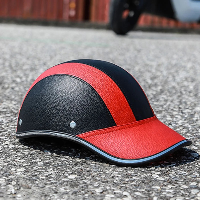 Motorcycle Helmet Baseball Cap Men Wome Scooter Moto Electric Bicycle Scooter Accessory Half Face Helmet Anti-UV Safety Hard Hat