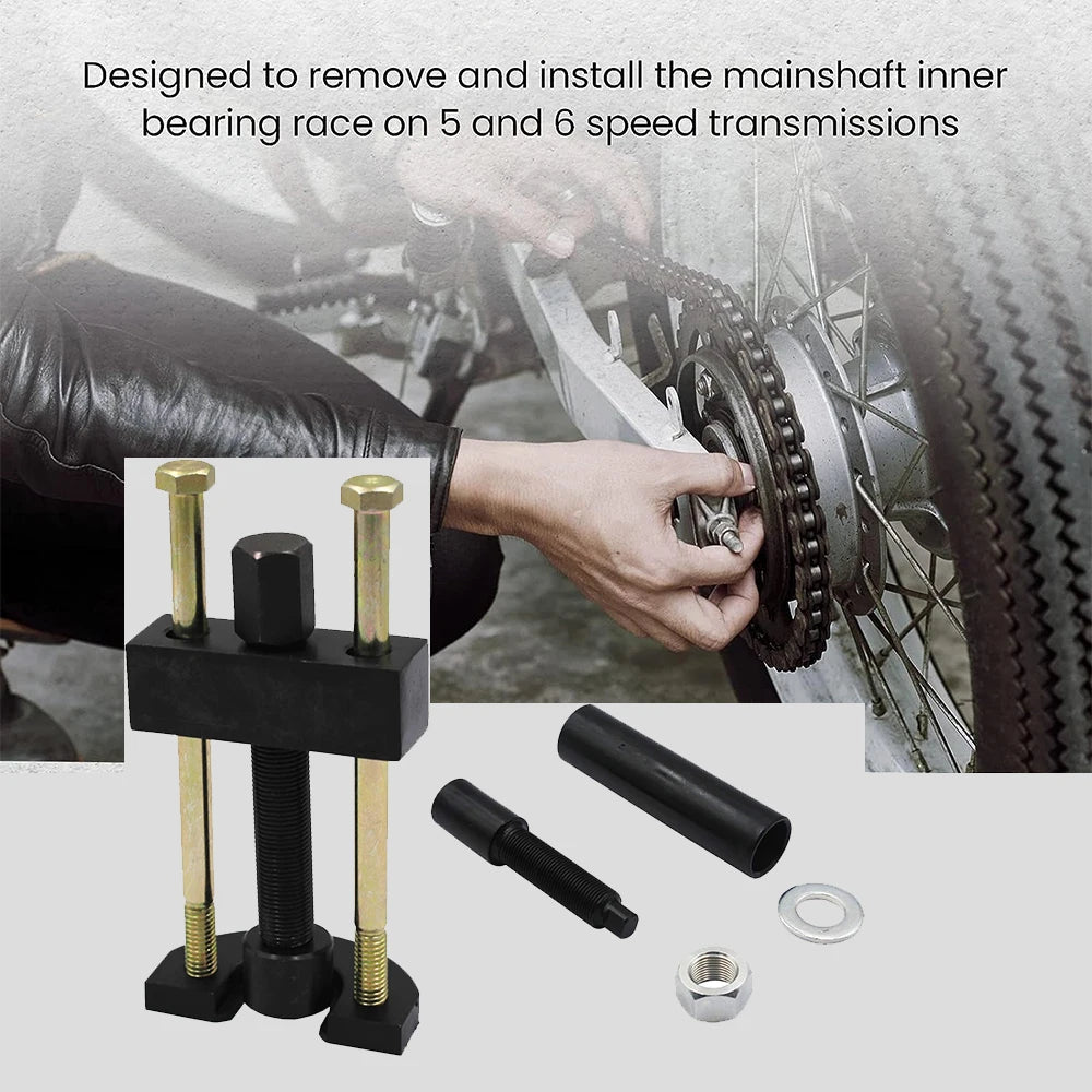 34902-84 Big Twin Transmission Mainshaft Inner Bearing Race Installer & Puller Removal Tool kit For 1984-Present Harley Davidson