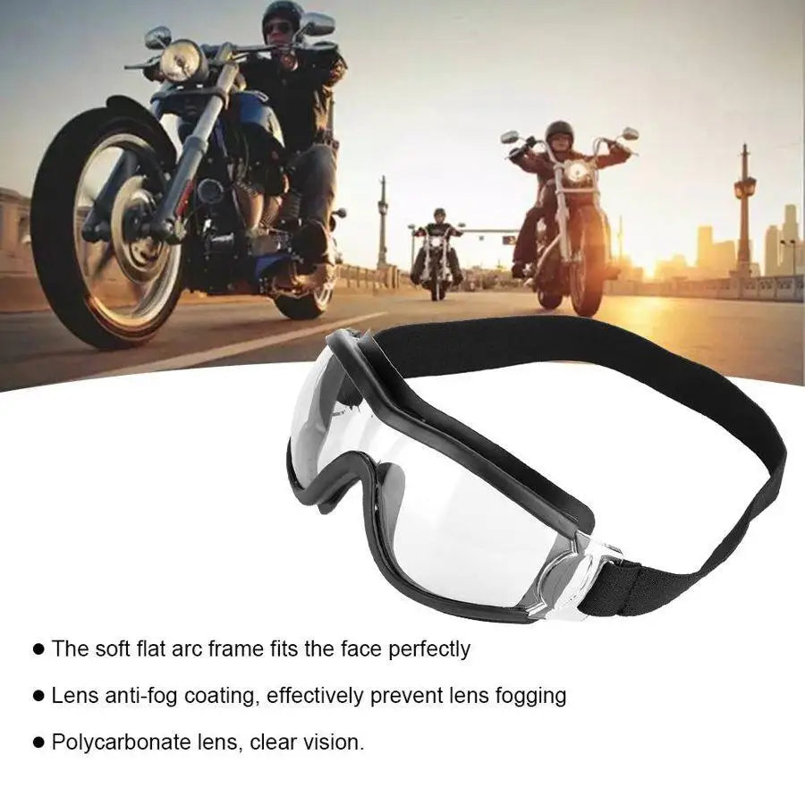 Motorcycle Goggles Eye Protection Dustproof Windproof Anti-Fog Proof Glasses