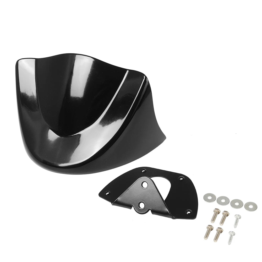 Motorcycle Front Chin Spoiler Lower Air Dam Fairing Cover For Harley Dyna Fat Bob Wide Glide FXD 2006-2017
