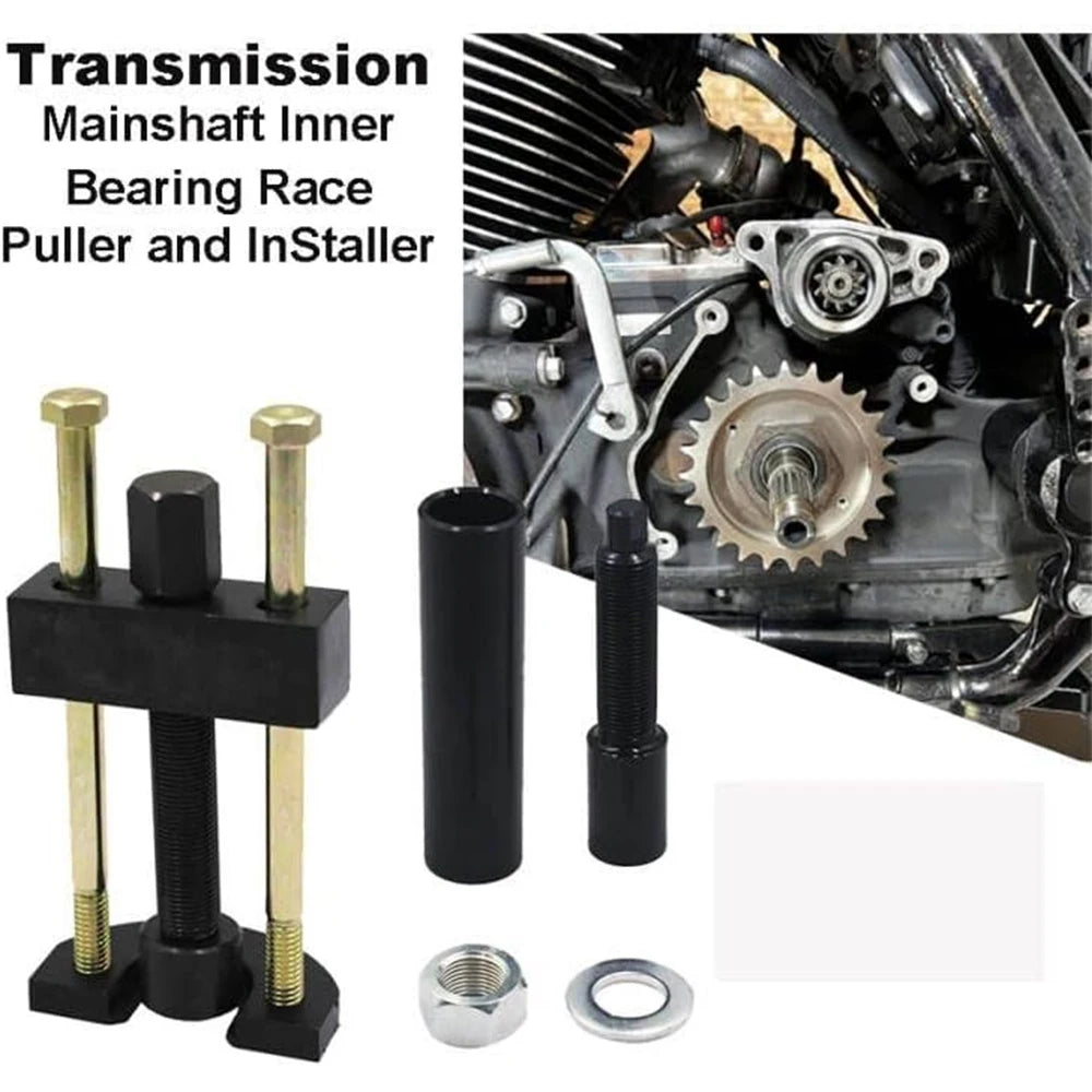 34902-84 Big Twin Transmission Mainshaft Inner Bearing Race Installer & Puller Removal Tool kit For 1984-Present Harley Davidson