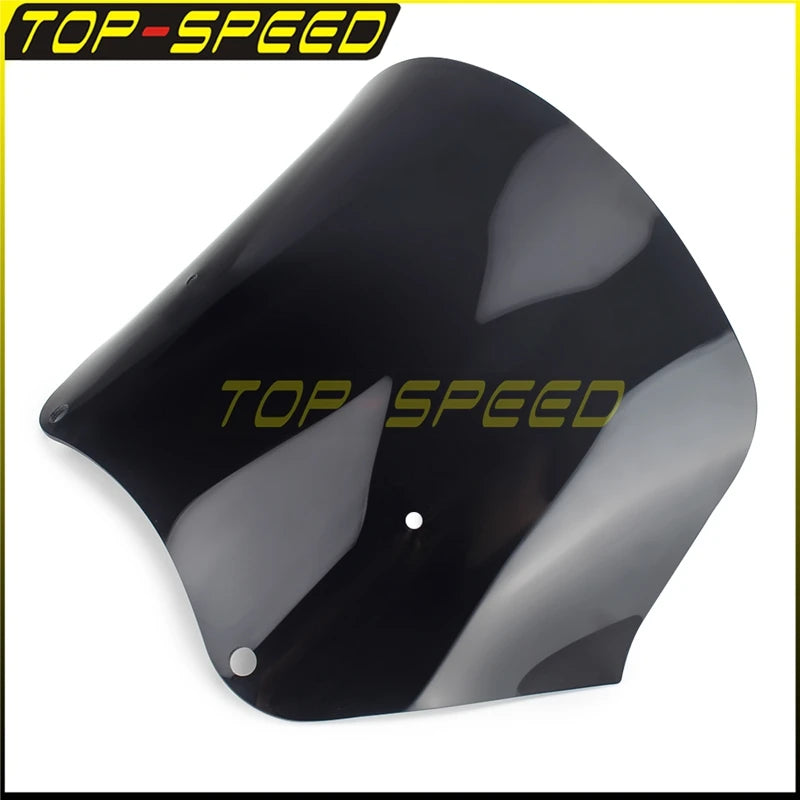 Replacement Headlight Fairing Windscreen Motorcycle Club Style Fairing Windshield Deflector for Harley Dyna 9inch 12inch 15inch