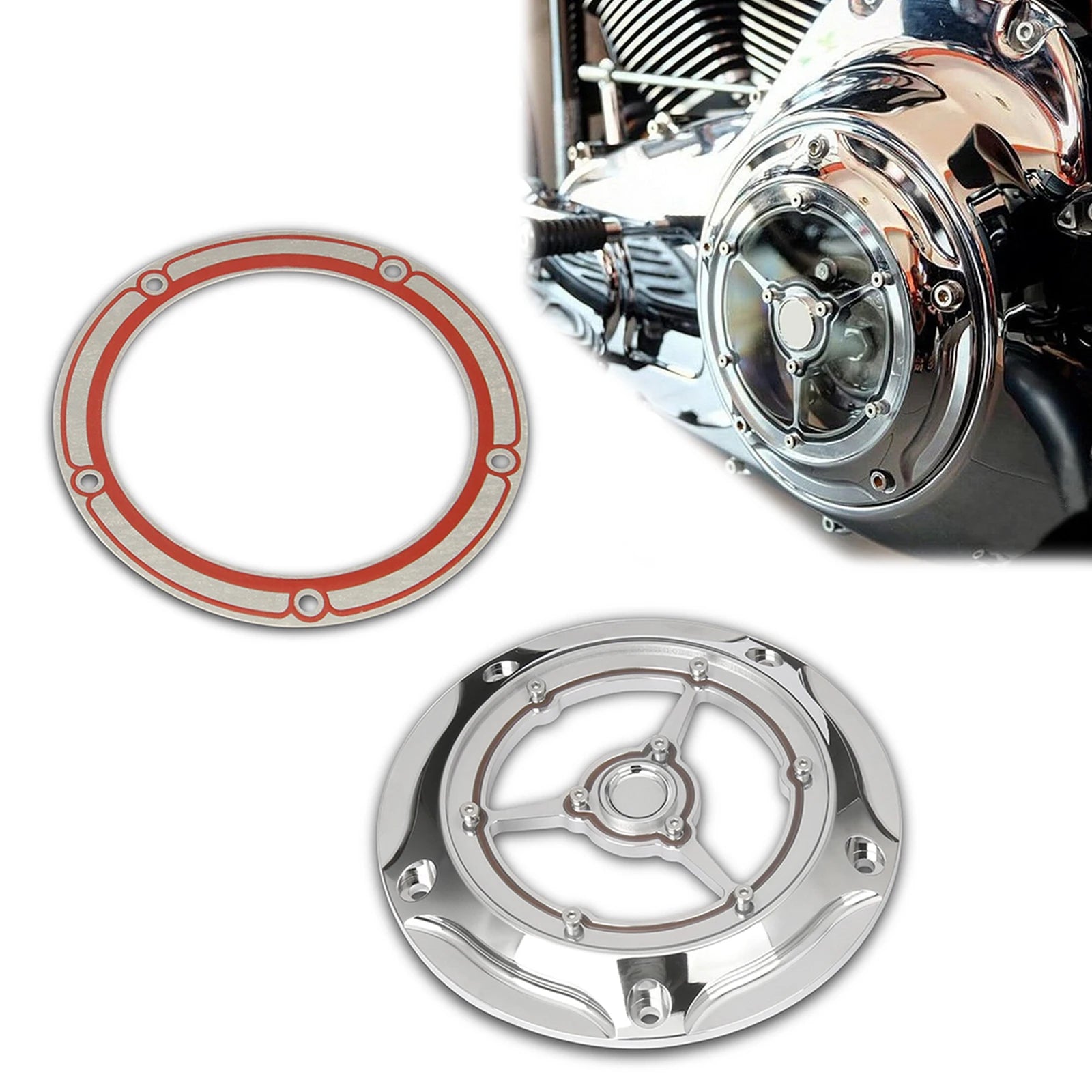 Derby Cover For harley touring road king street glide Electra Glide Softail dery cover