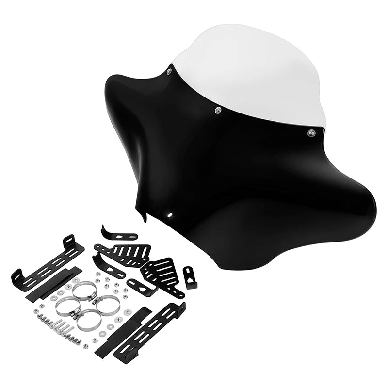 Batwing Fairing Windshield Hardware Kits For Harley Heritage Softail Fat Boy Dyna Touring Road King V Star XVS1100A XVS650A