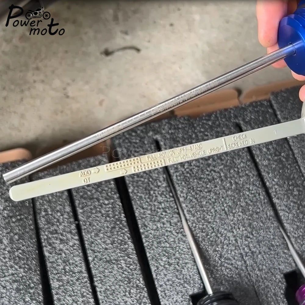 Motorcycle Oil Dipstick For Harley Touring Engine Oil Thermometer Gauge Road Glide FLTRX ST CVO FLTRXSTSE 2024 FLTRXSE 2023-2024