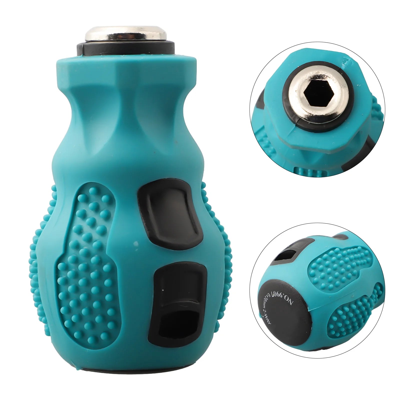 6.35mm 4mm Hex 5mm Round Self-Locking Adapter Screwdriver Handle Magnetic Screw Driver Bits Holder Wrench Tools