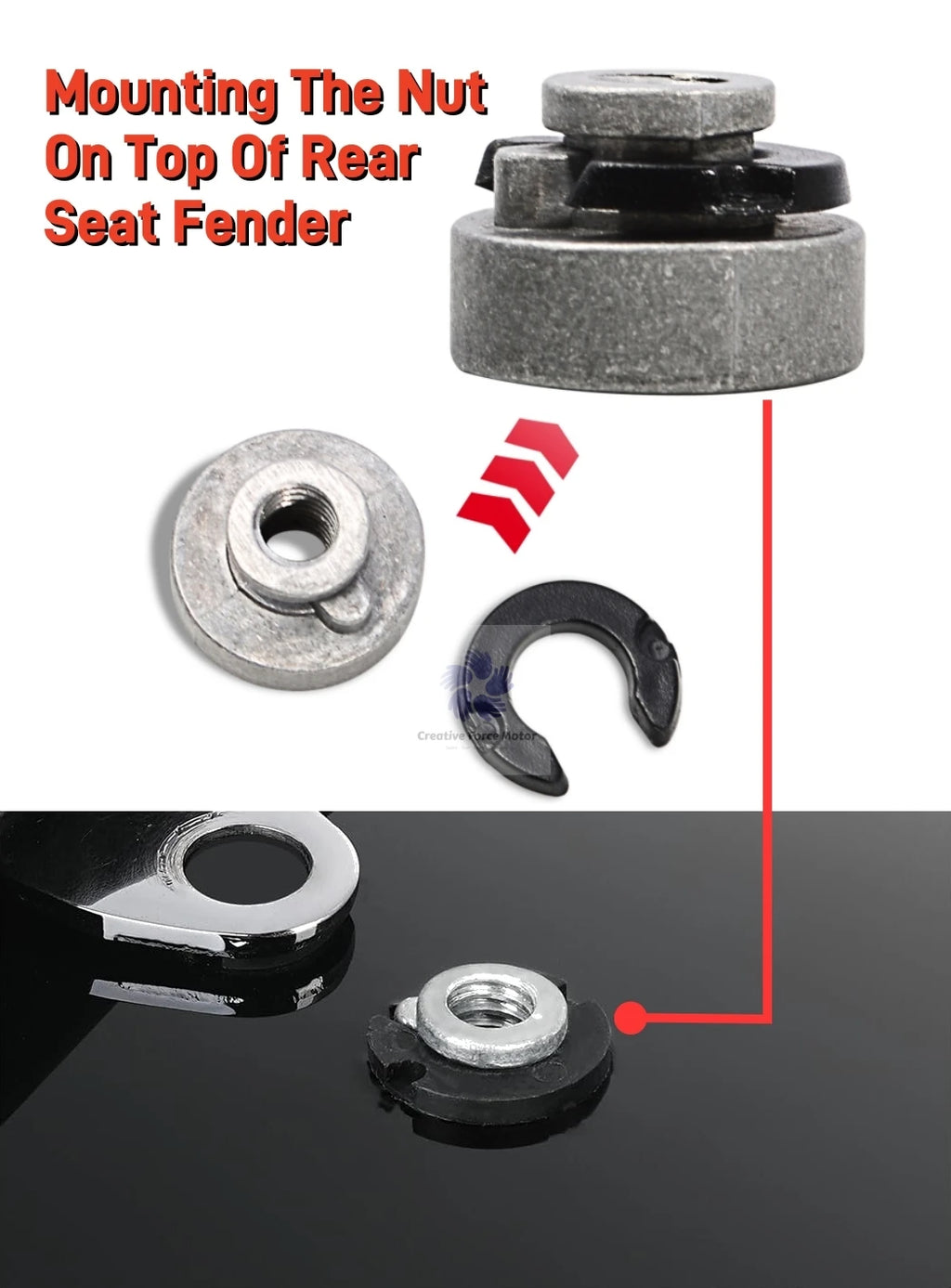 Quick Release Rear Fender Seat Bolt Nut Kit Motorcycle Mount Screw For Harley Sportster XL Softail FL Dyna Street Bob Road Glide