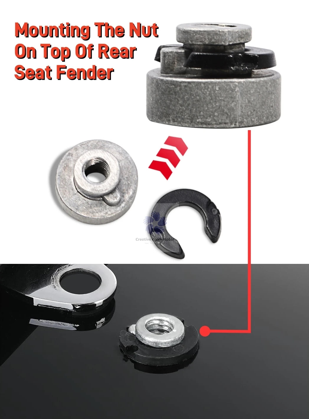 Quick Release Rear Fender Seat Bolt Nut Kit Motorcycle Mount Screw For Harley Sportster XL Softail FL Dyna Street Bob Road Glide
