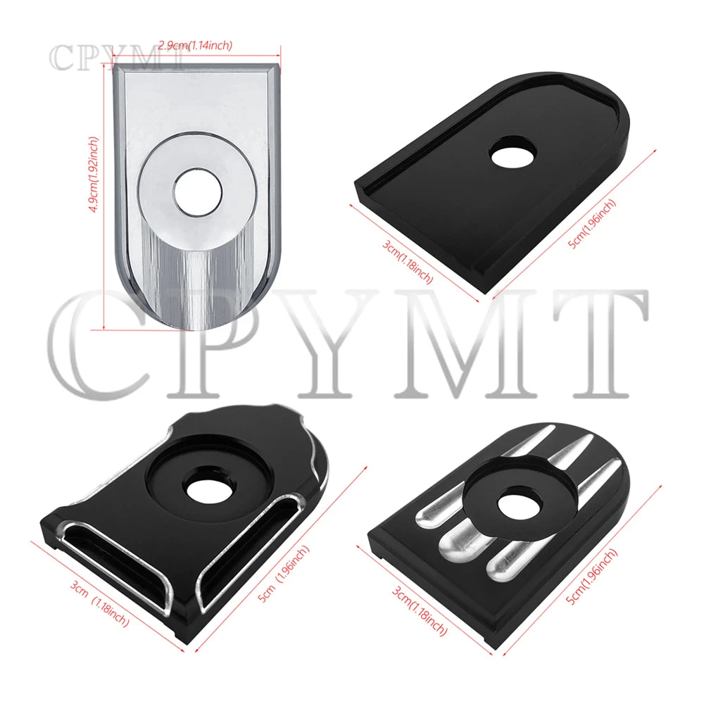 Motorcycle Rear Fender Seat  Aluminum Bolt Screw Nut Tab Cover fit For Harley XL Dyna Softail Touring Motorbikes 1996-2019
