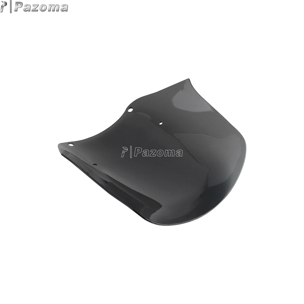Custom Fairing Windshield For Harley Dyna Street Bob Low Rider 15" Sport Fairing Light Mask Wind Screen 15inch Windscreen Smoke